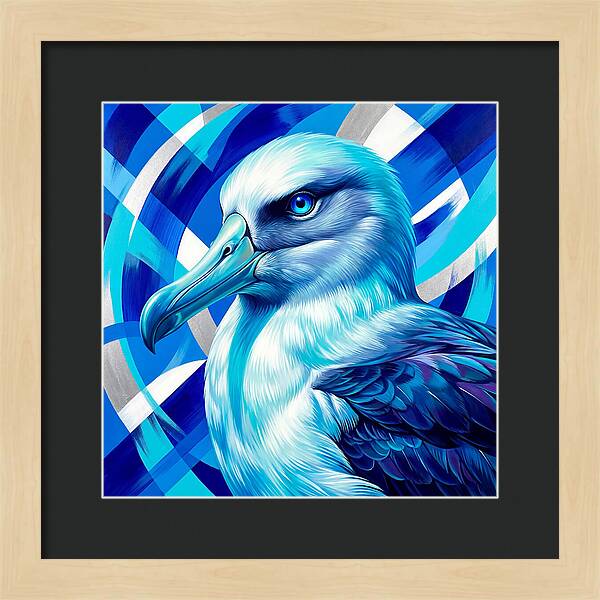 Albatross In Vibrant Blue