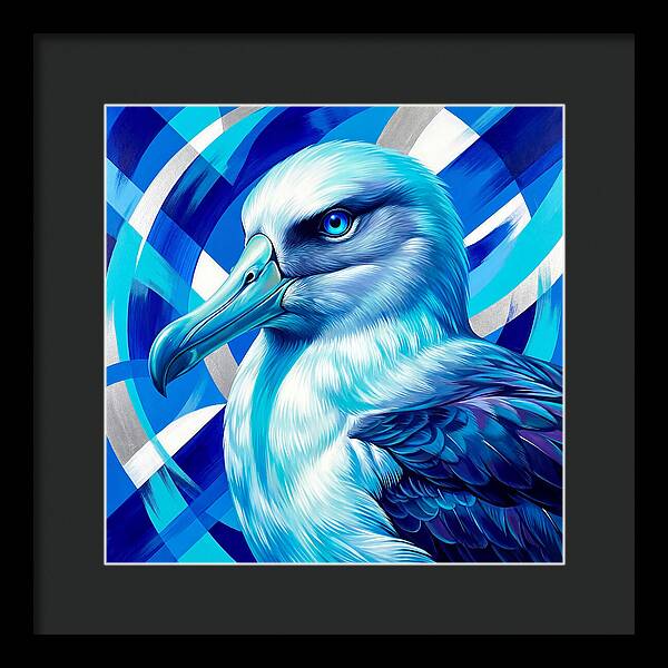 Albatross In Vibrant Blue