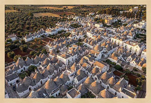 Alberobello At Golden Hour