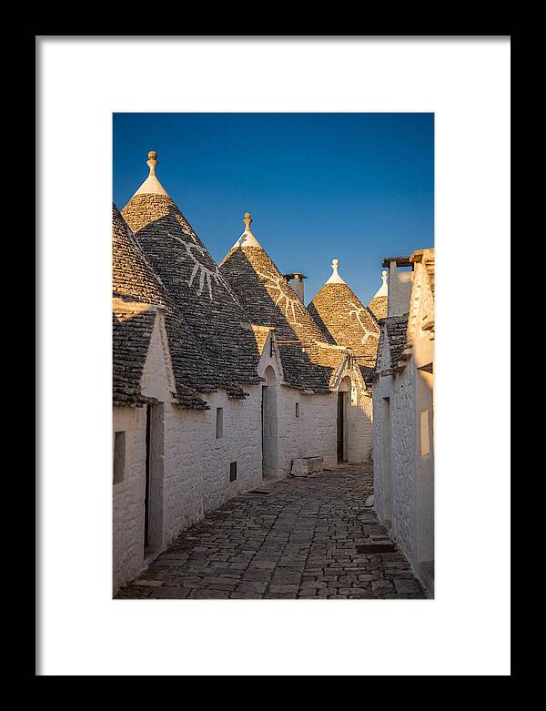 Alberobello Trulli At Golden Hour