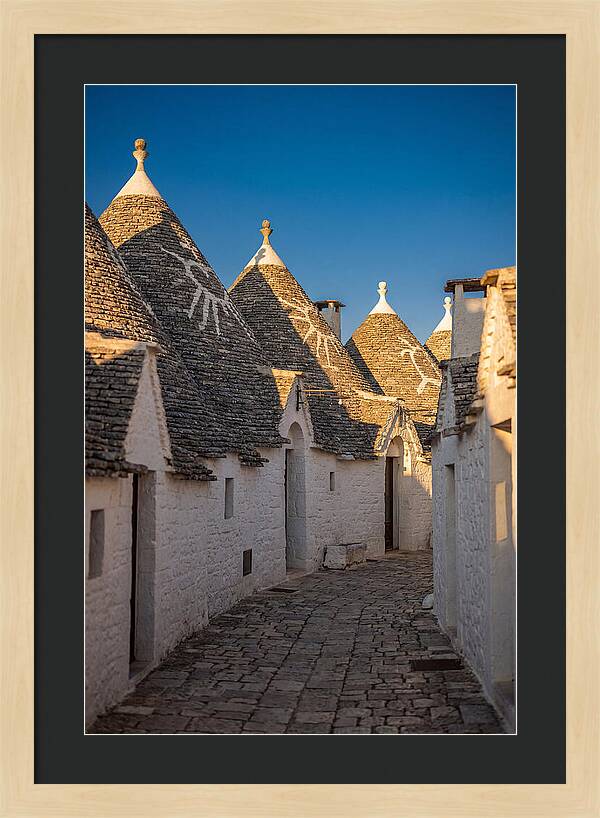 Alberobello Trulli At Golden Hour