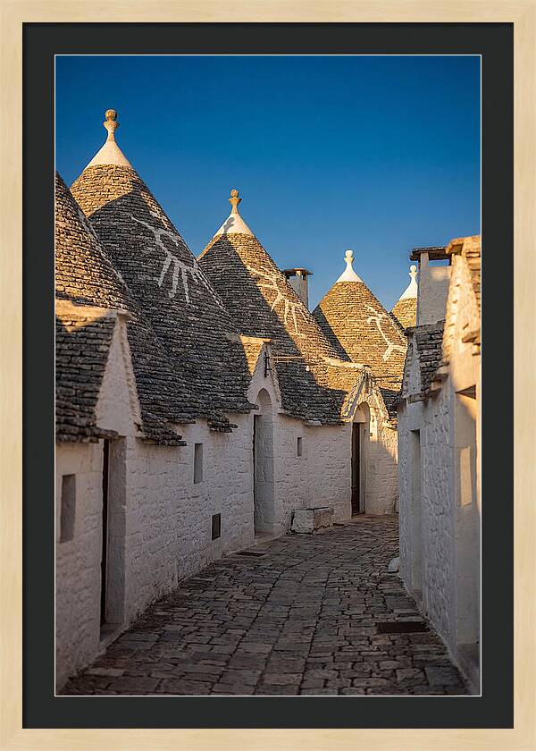 Alberobello Trulli At Golden Hour