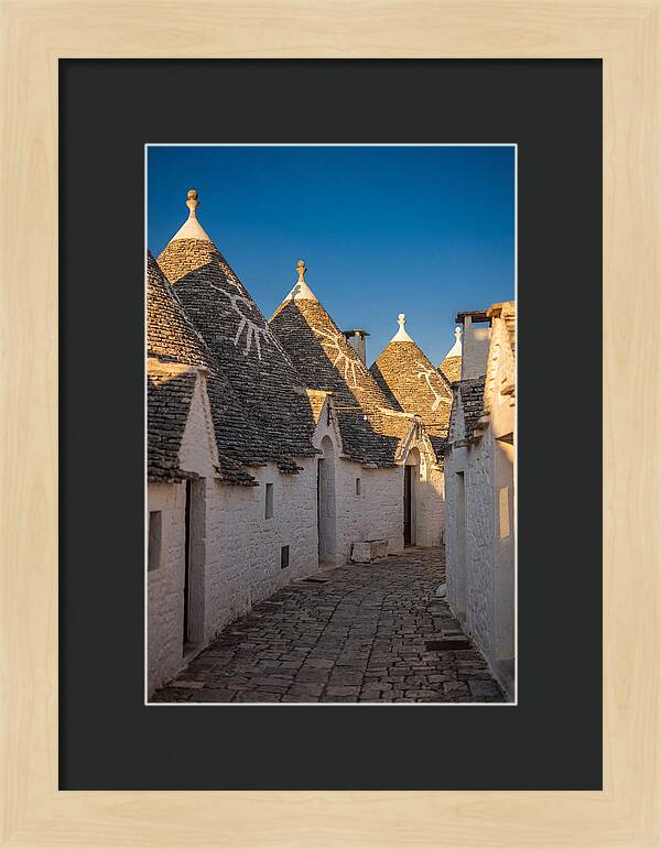 Alberobello Trulli At Golden Hour