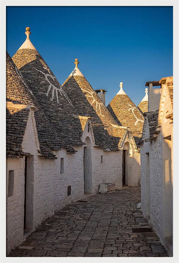 Alberobello Trulli At Golden Hour