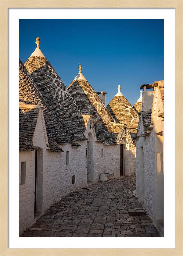 Alberobello Trulli At Golden Hour