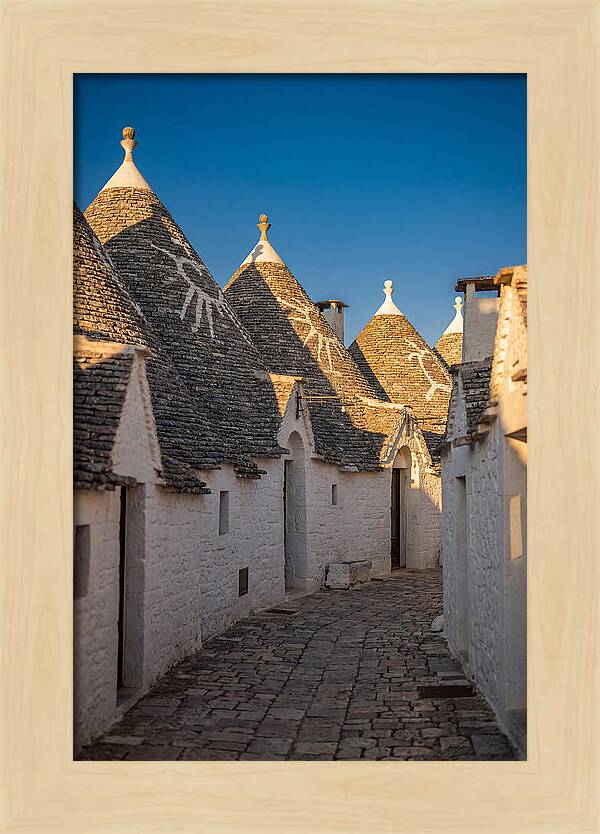 Alberobello Trulli At Golden Hour