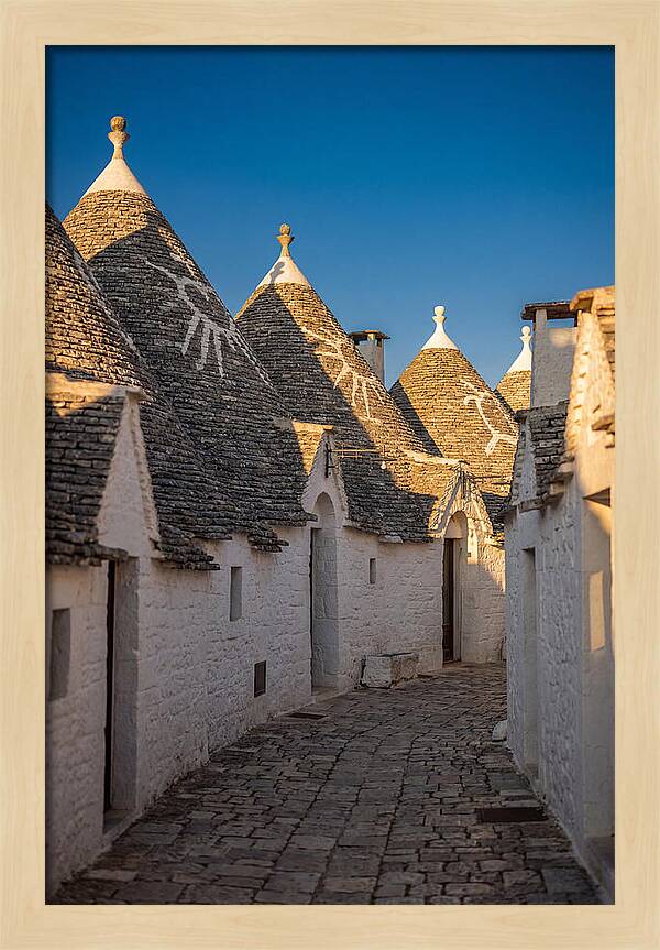 Alberobello Trulli At Golden Hour