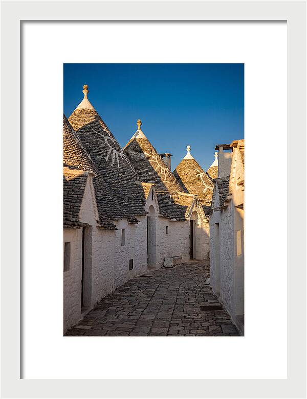 Alberobello Trulli At Golden Hour