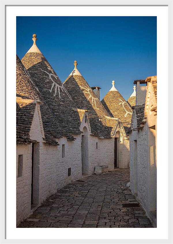 Alberobello Trulli At Golden Hour