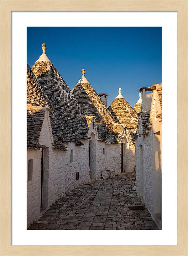 Alberobello Trulli At Golden Hour