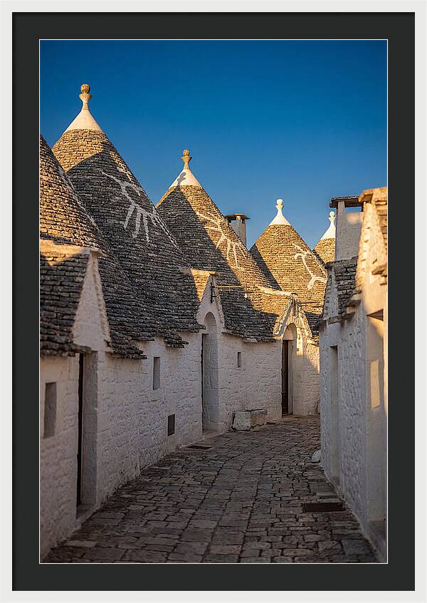 Alberobello Trulli At Golden Hour
