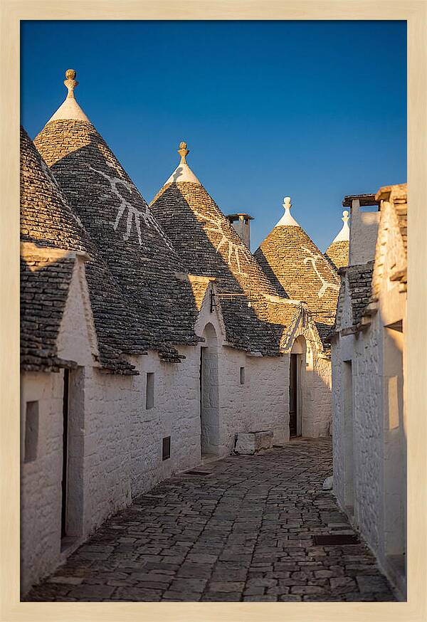 Alberobello Trulli At Golden Hour