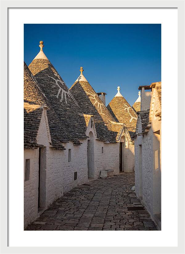 Alberobello Trulli At Golden Hour