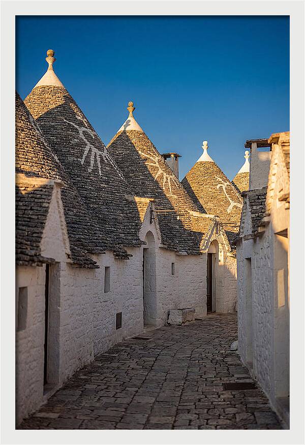 Alberobello Trulli At Golden Hour