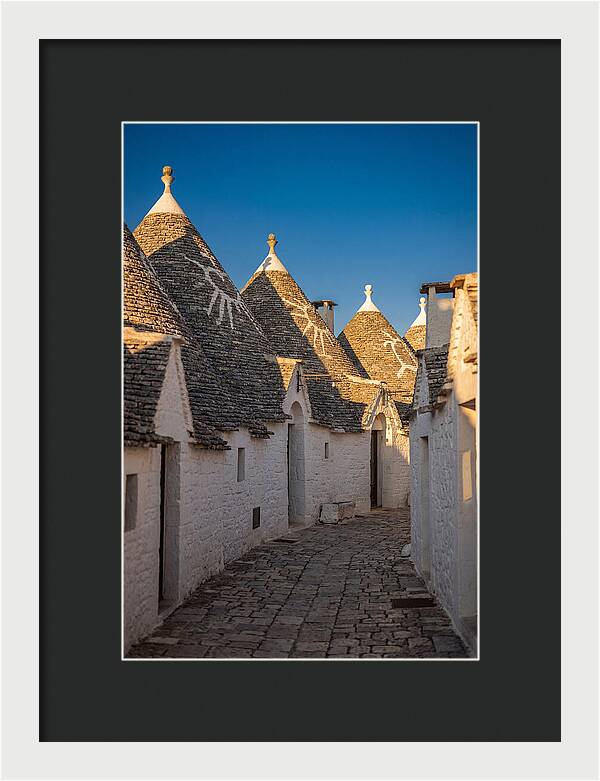 Alberobello Trulli At Golden Hour