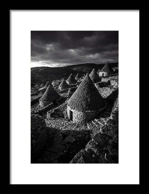 Alberobello Trulli In Monochrome