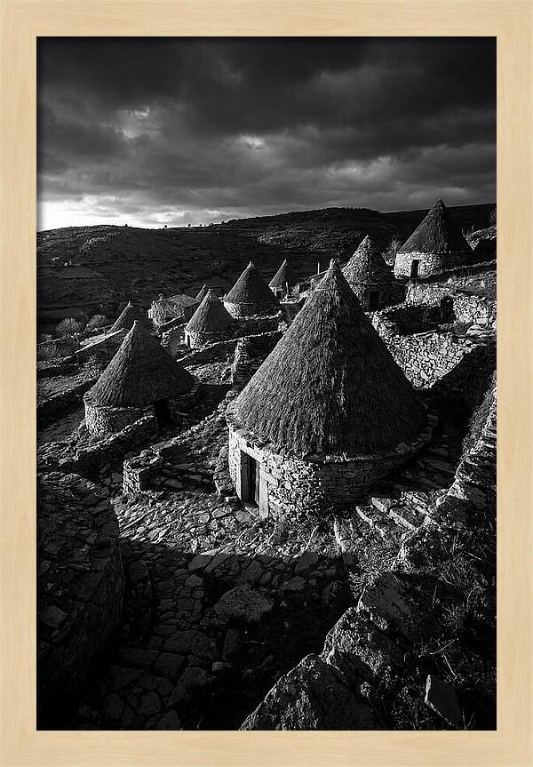 Alberobello Trulli In Monochrome