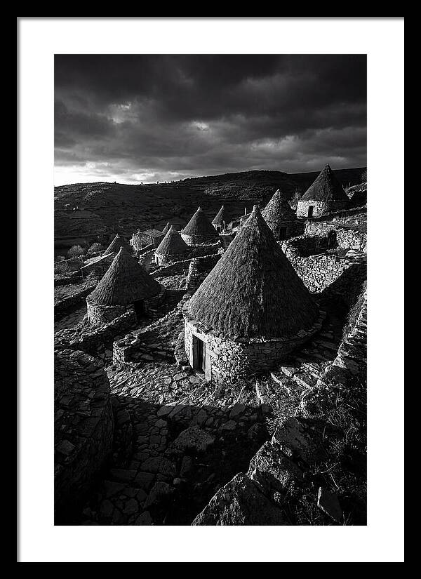 Alberobello Trulli In Monochrome