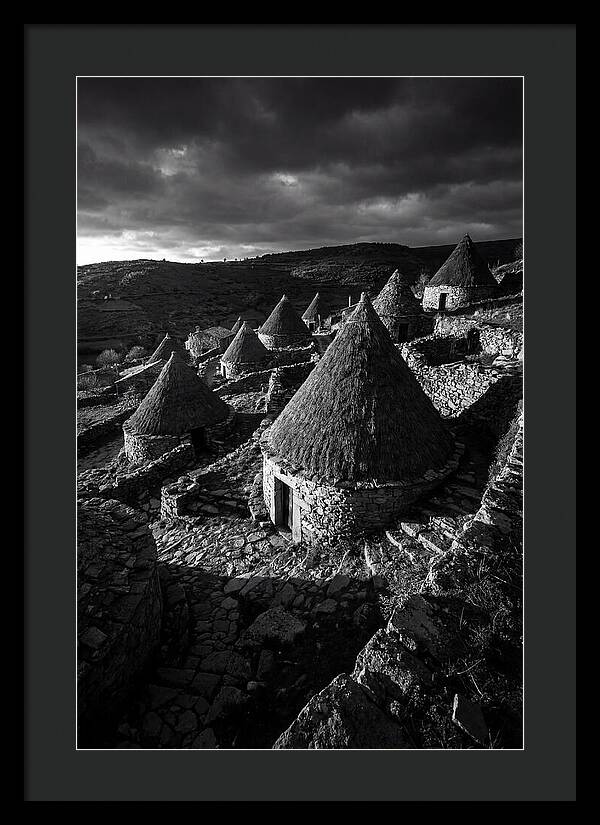 Alberobello Trulli In Monochrome