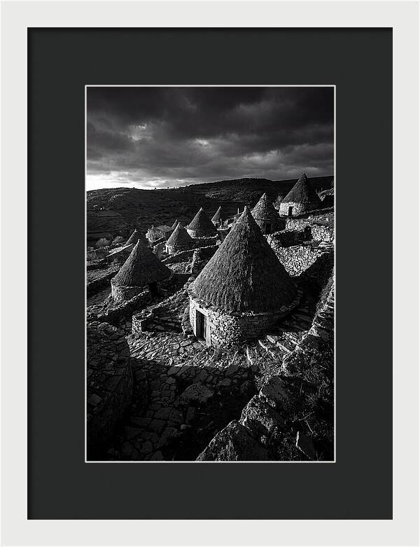 Alberobello Trulli In Monochrome