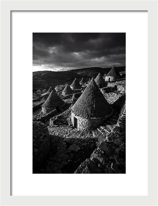 Alberobello Trulli In Monochrome