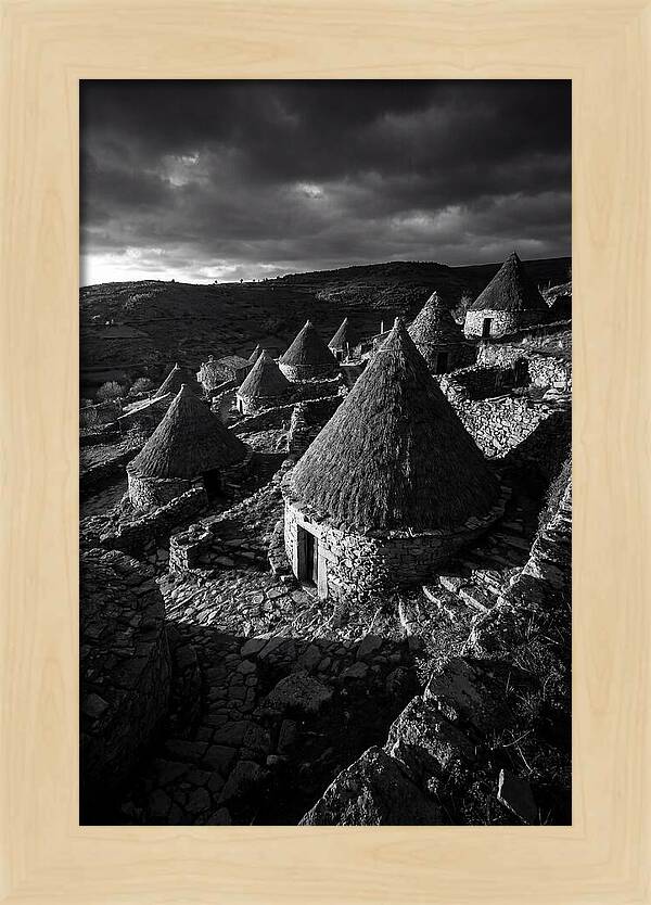 Alberobello Trulli In Monochrome