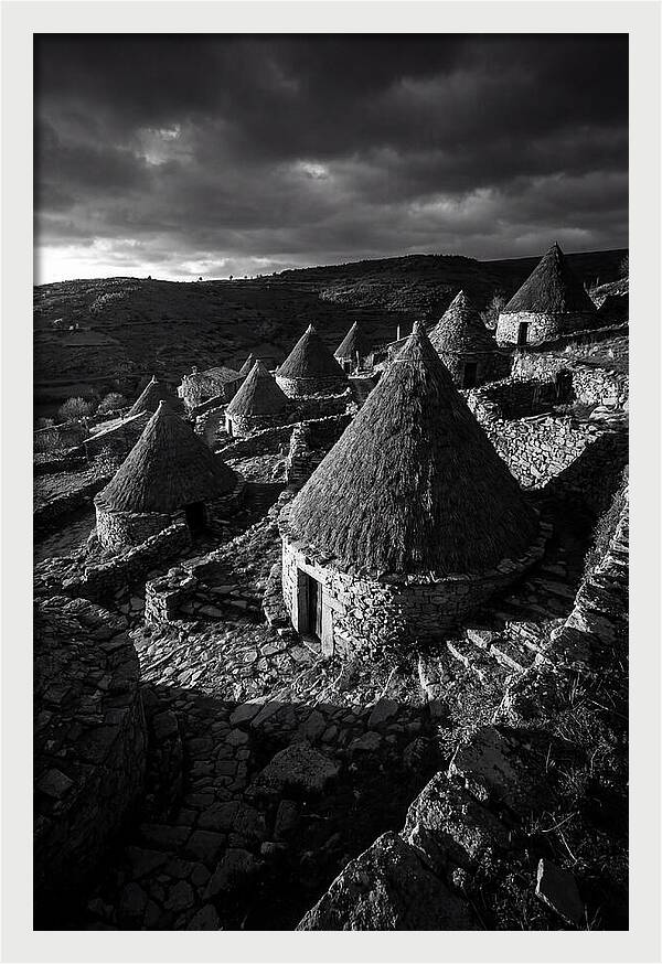 Alberobello Trulli In Monochrome