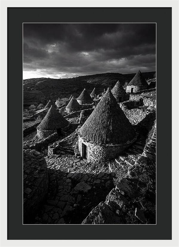Alberobello Trulli In Monochrome