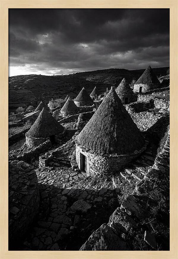 Alberobello Trulli In Monochrome