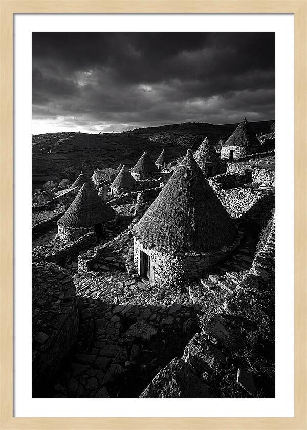 Alberobello Trulli In Monochrome