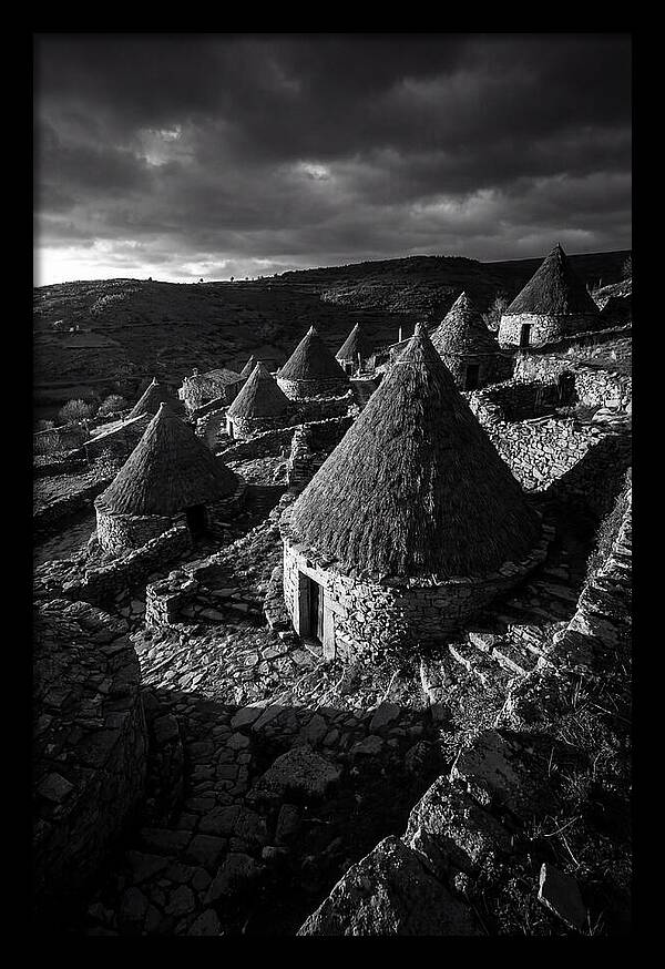 Alberobello Trulli In Monochrome