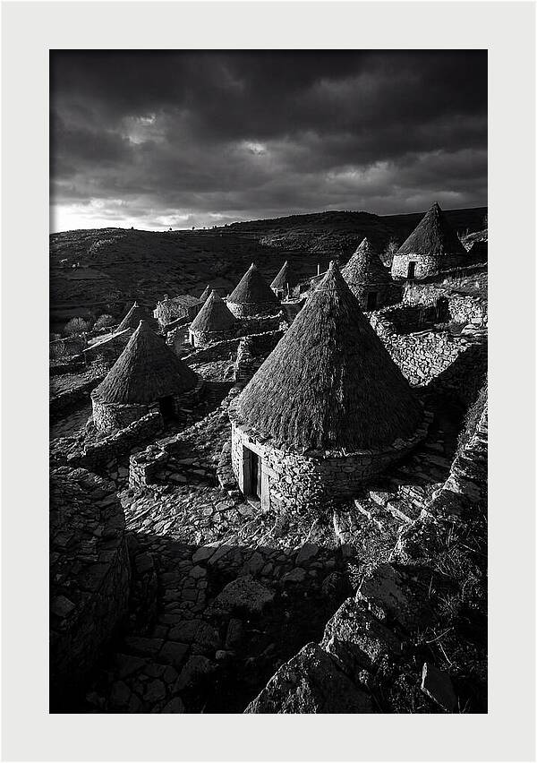 Alberobello Trulli In Monochrome