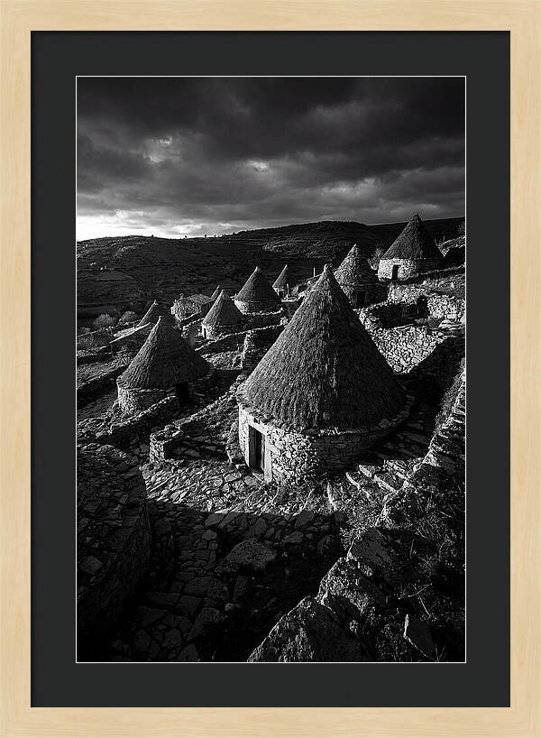 Alberobello Trulli In Monochrome