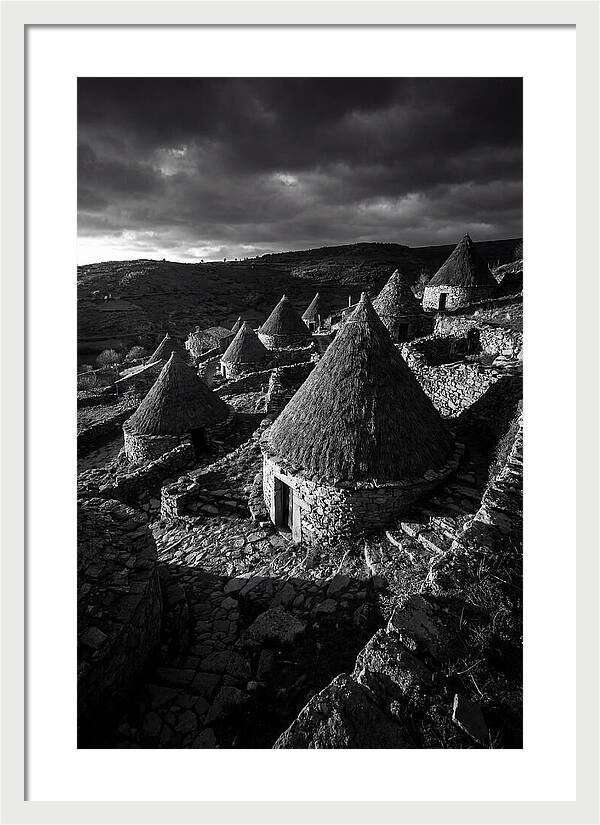 Alberobello Trulli In Monochrome