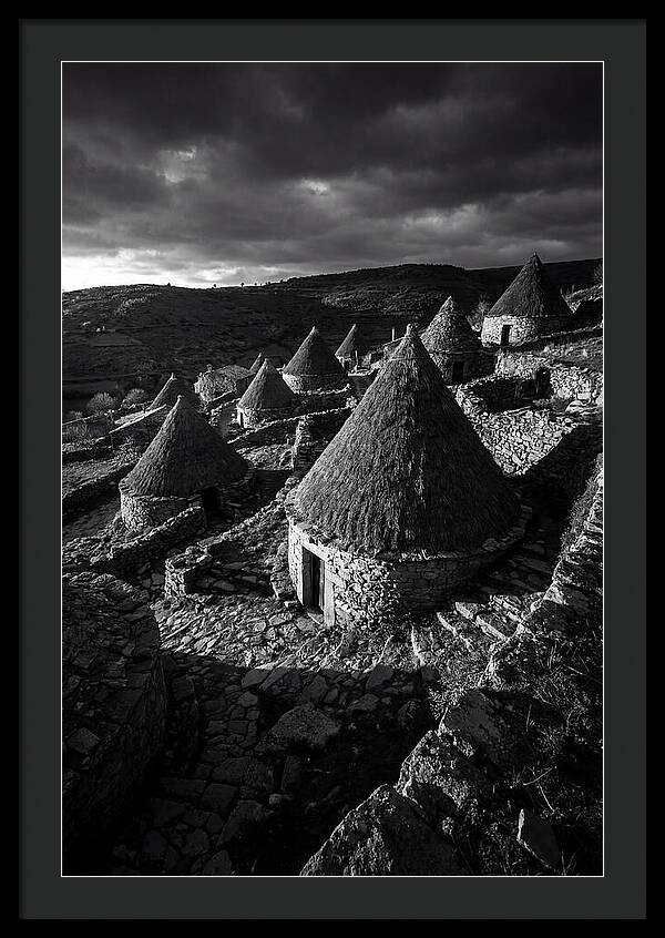 Alberobello Trulli In Monochrome