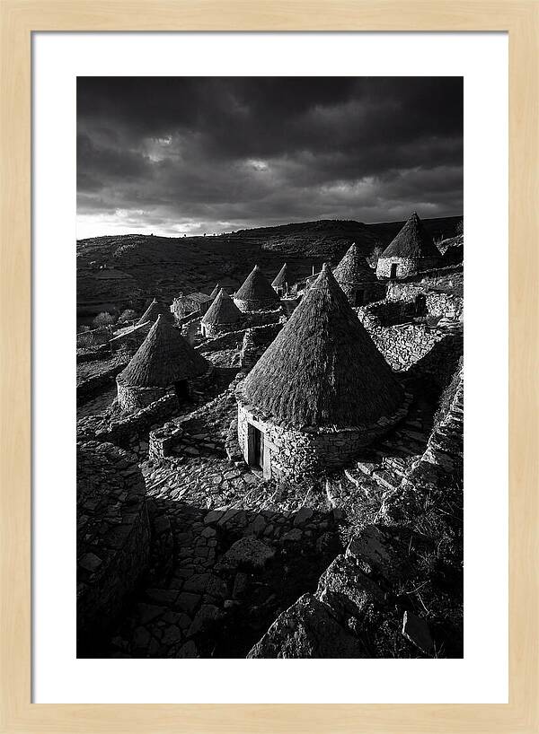 Alberobello Trulli In Monochrome