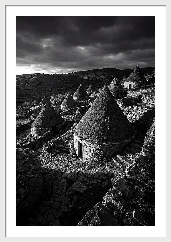 Alberobello Trulli In Monochrome