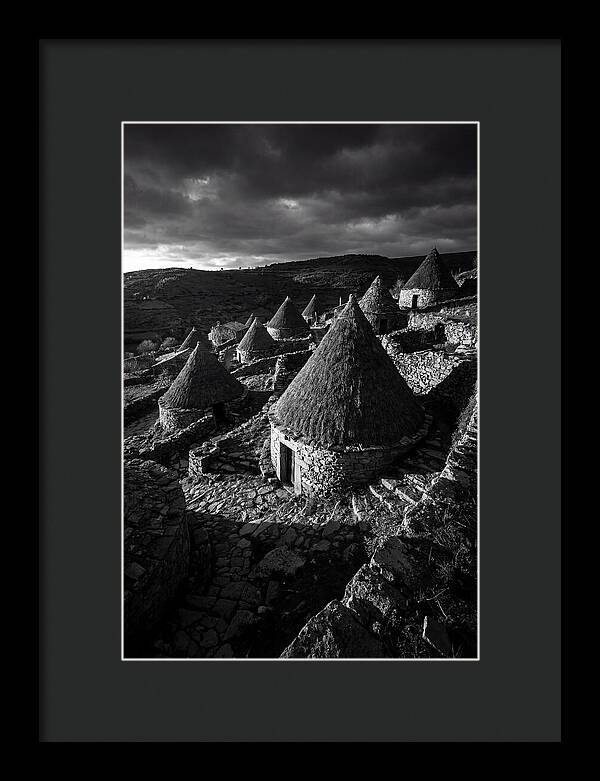 Alberobello Trulli In Monochrome