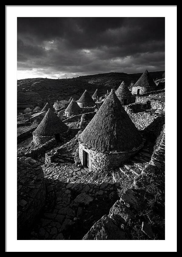 Alberobello Trulli In Monochrome
