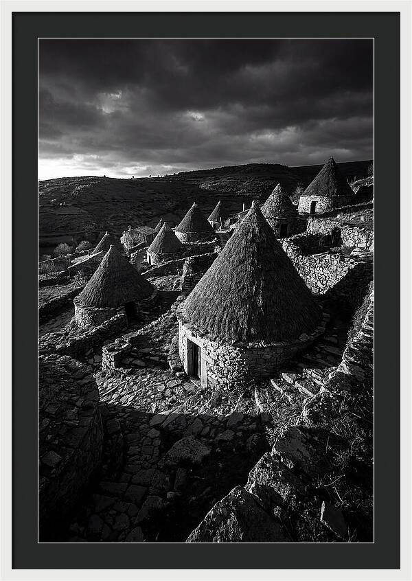 Alberobello Trulli In Monochrome