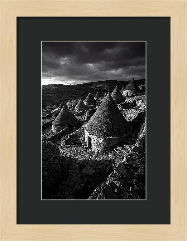 Alberobello Trulli In Monochrome