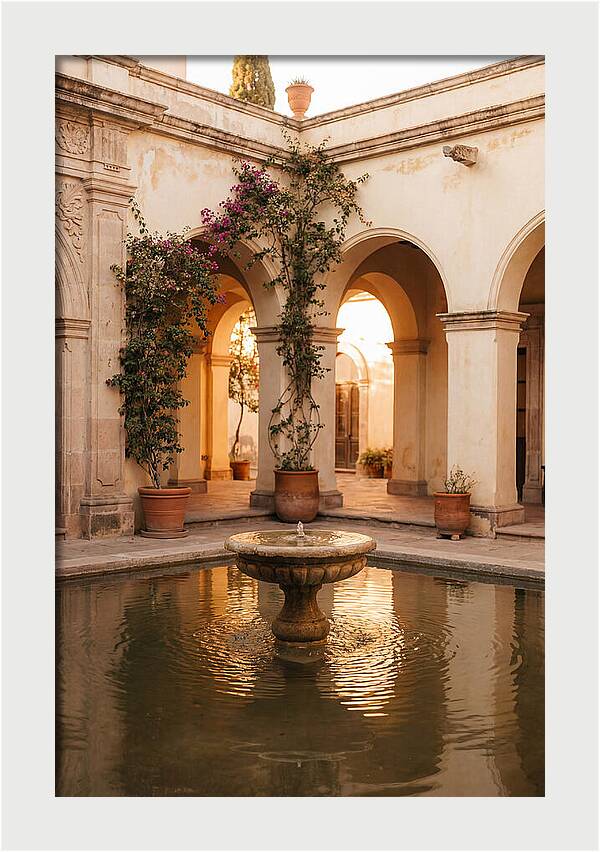 Alhambra Courtyard Serenity