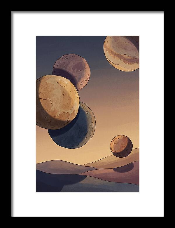 Aligned Planets In Evening Sky