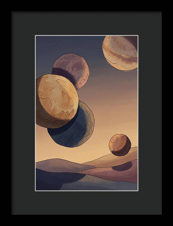 Aligned Planets In Evening Sky