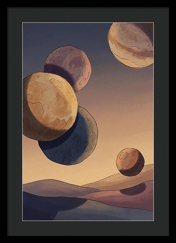 Aligned Planets In Evening Sky