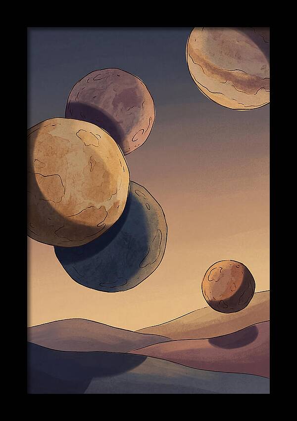 Aligned Planets In Evening Sky