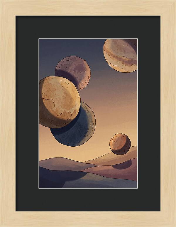 Aligned Planets In Evening Sky