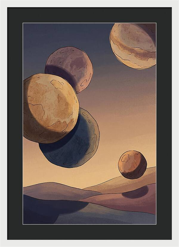 Aligned Planets In Evening Sky