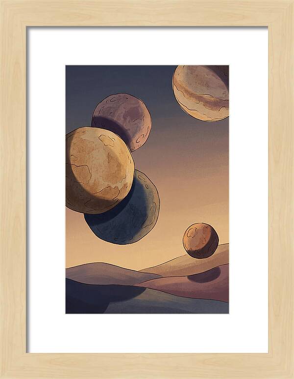 Aligned Planets In Evening Sky
