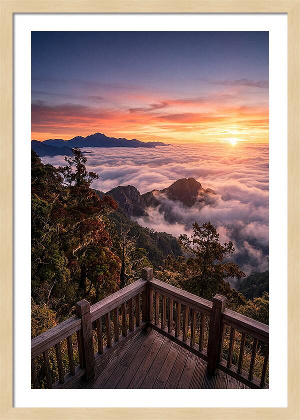 Alishan Sunrise Over Clouds